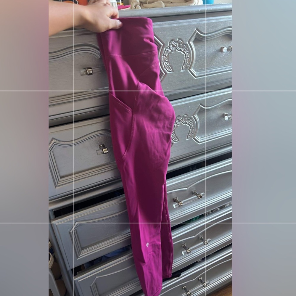 Pink lululemon leggings